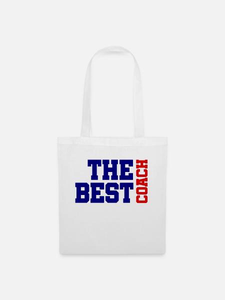 The best Coach - Der beste Trainer - Stoffbeutel - Weiß