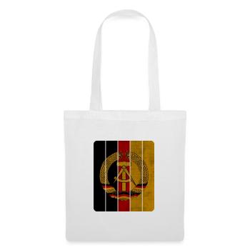 Barres de DDR dans le design vintage / cadeau ostalgie - Sac en tissu - blanc - Devant