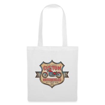 Custom Motorcycles America Motorcycle Retro Gift - Tote Bag - white - Front