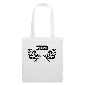 NIED - Frankfurt Stadtteil Shirt - Stoffbeutel - Weiß - Vorne