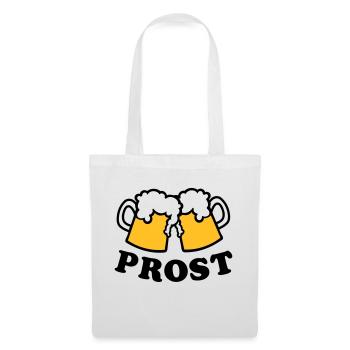 Bière - Sac en tissu - blanc - Devant