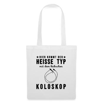 Médecin proverbes drôles coloscopie cadeau d’endoscopie - Sac en tissu - blanc - Devant