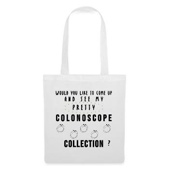 Médecin docteur interniste collection coloscope cadeau - Sac en tissu - blanc - Devant