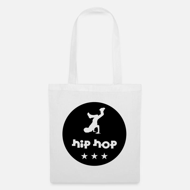 Hip Hop - Stoffbeutel - Weiß