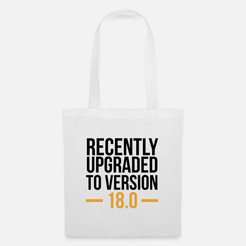 Recently Upgraded to Version 18.0 Gift - Tote Bag - white