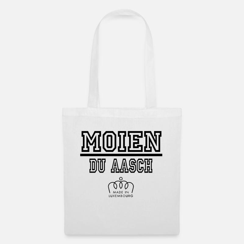 moien - Stoffbeutel - Weiß