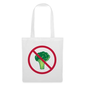 pas de brocoli zone de protection interdite vitamines saines - Sac en tissu - blanc - Devant