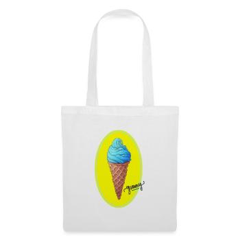 leckere eiscreme - Stoffbeutel - Weiß - Vorne