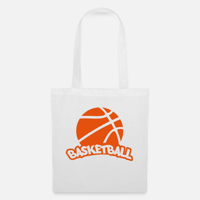 basketball - Stoffbeutel - Weiß