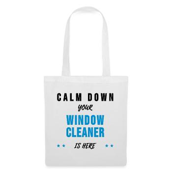Nettoyant pour vitres Nettoyant pour bâtiment - Sac en tissu - blanc - Devant