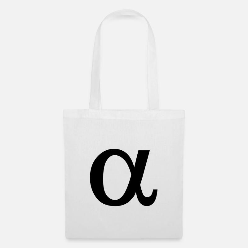 alpha - Tote Bag - white