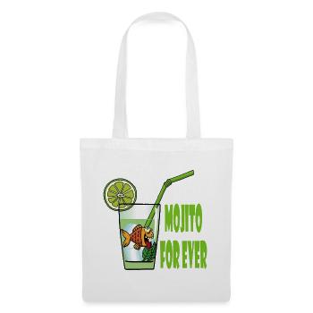 Mojito und Goldfisch - Stoffbeutel - Weiß - Vorne