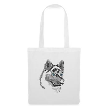 Husky - Sac en tissu - blanc - Devant
