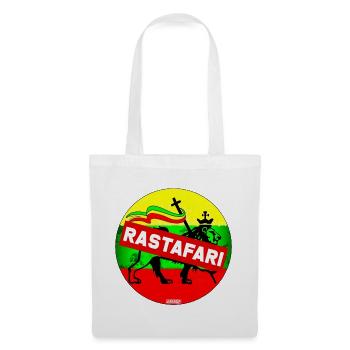 Rastafari Lion Banner - Tote Bag - white - Front