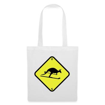 skiing - Tote Bag - white - Front