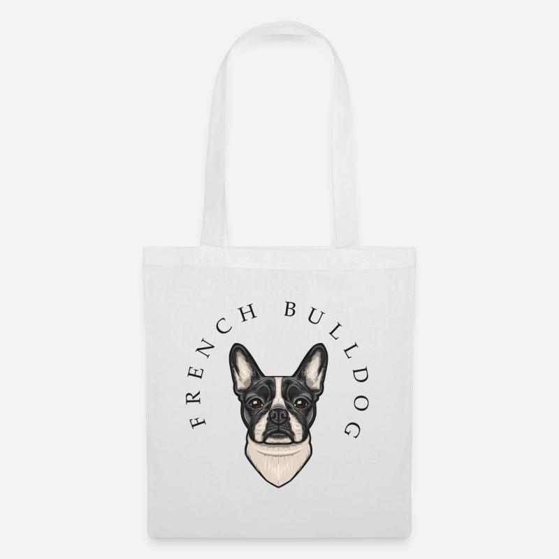 French Bulldog - Stoffbeutel - Weiß