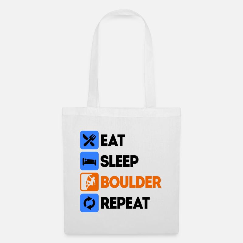 Boulder Bouldering Escalade Sans dire de corde - Sac en tissu - blanc