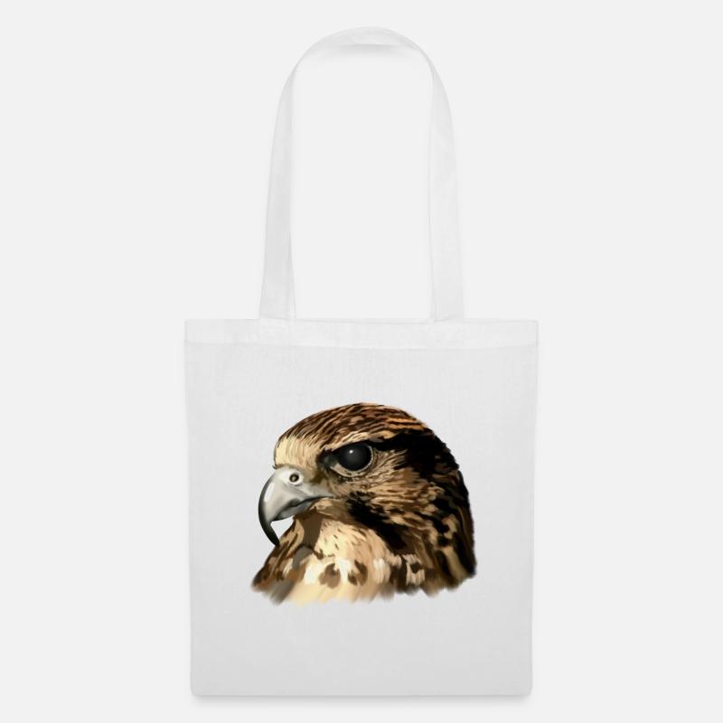 faucon - Sac en tissu - blanc
