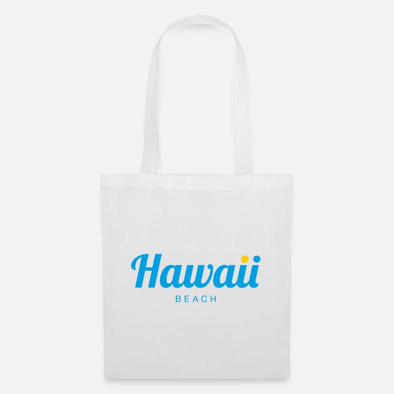 HAWAII Beach - Stoffbeutel - Weiß