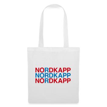 NORDKAPP Norway - Norway - Norwegian Flag - Tote Bag - white - Front