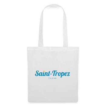 SAINT-TROPEZ France Frankreich - Stoffbeutel - Weiß - Vorne