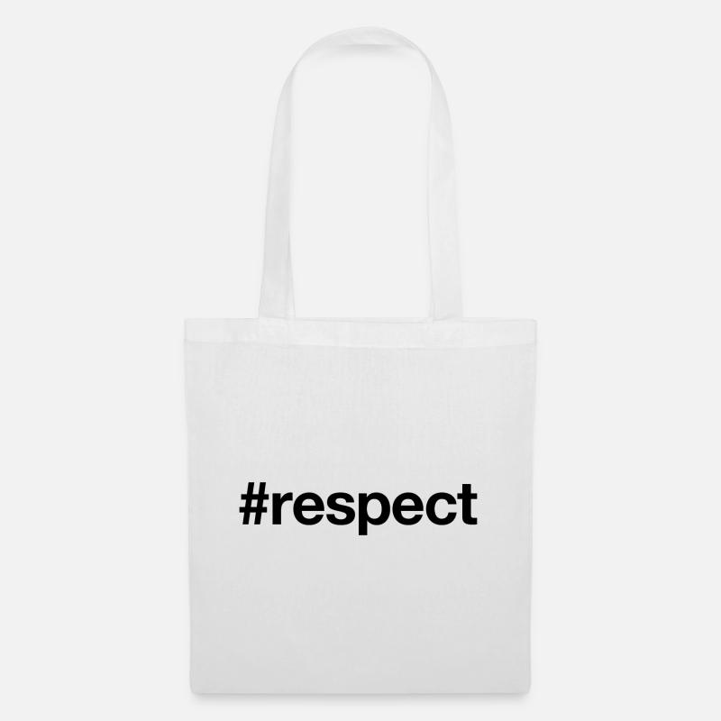 RESPECT - Stoffbeutel - Weiß