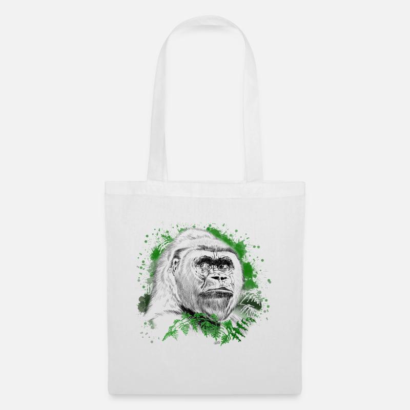 Gorilla - Tote Bag - white