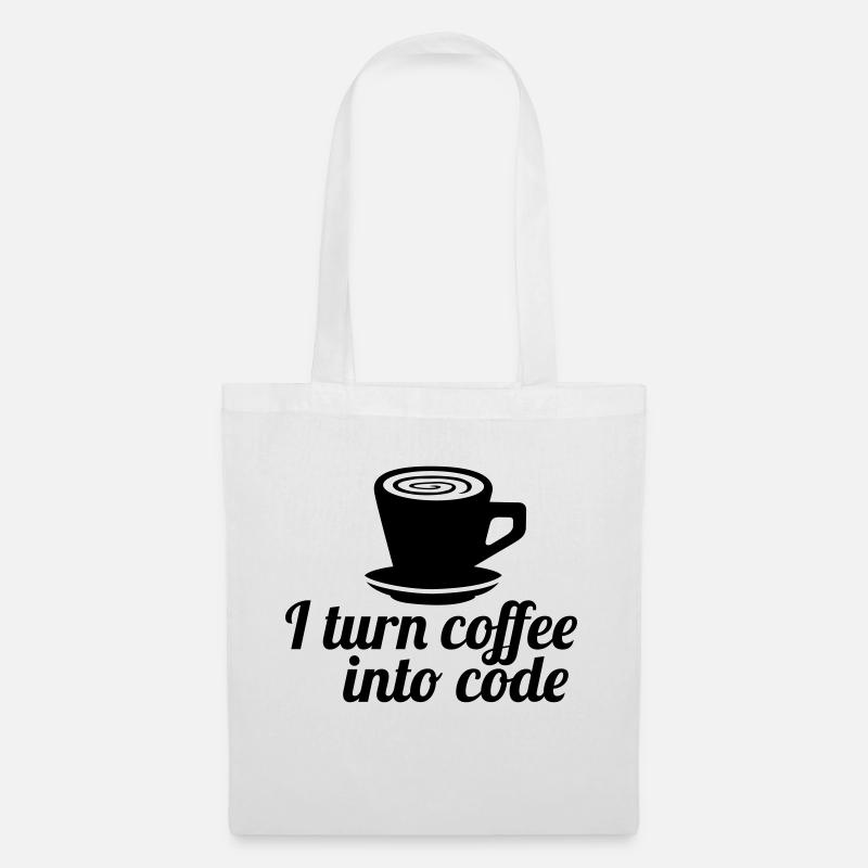 code - Tote Bag - white