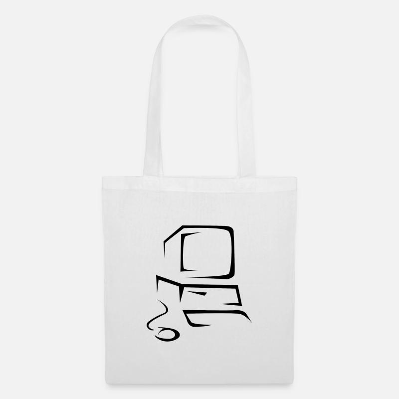 computer - Tote Bag - white