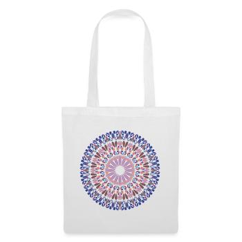 Mandala - Stoffbeutel - Weiß - Vorne