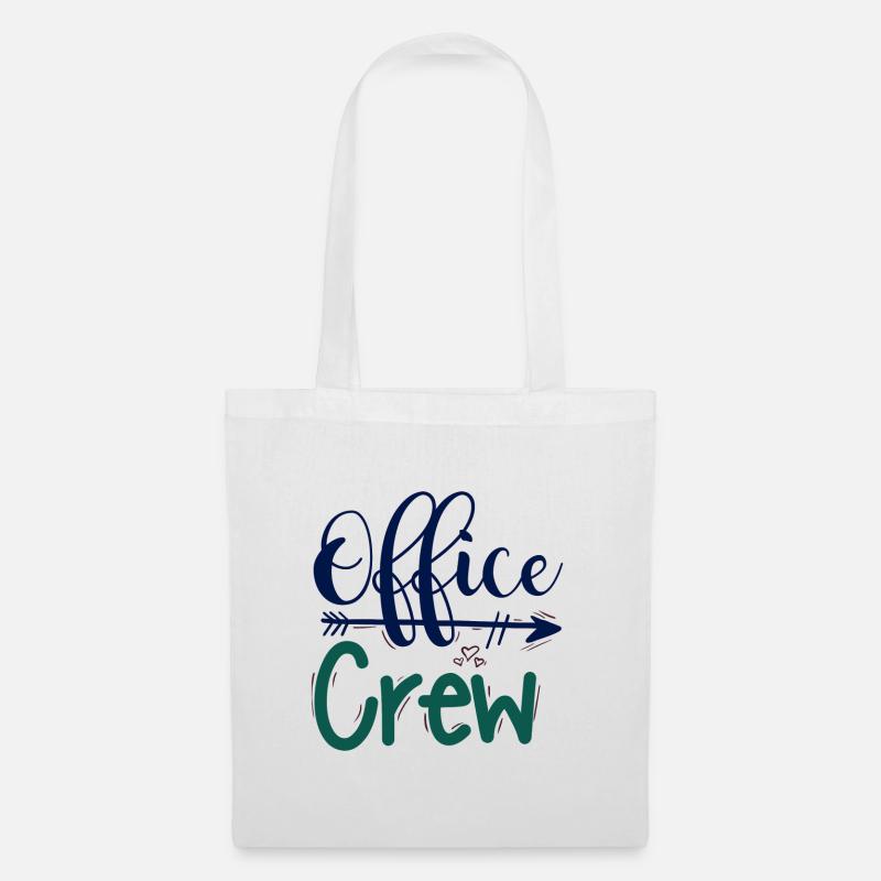 office crew Büro Team - Stoffbeutel - Weiß