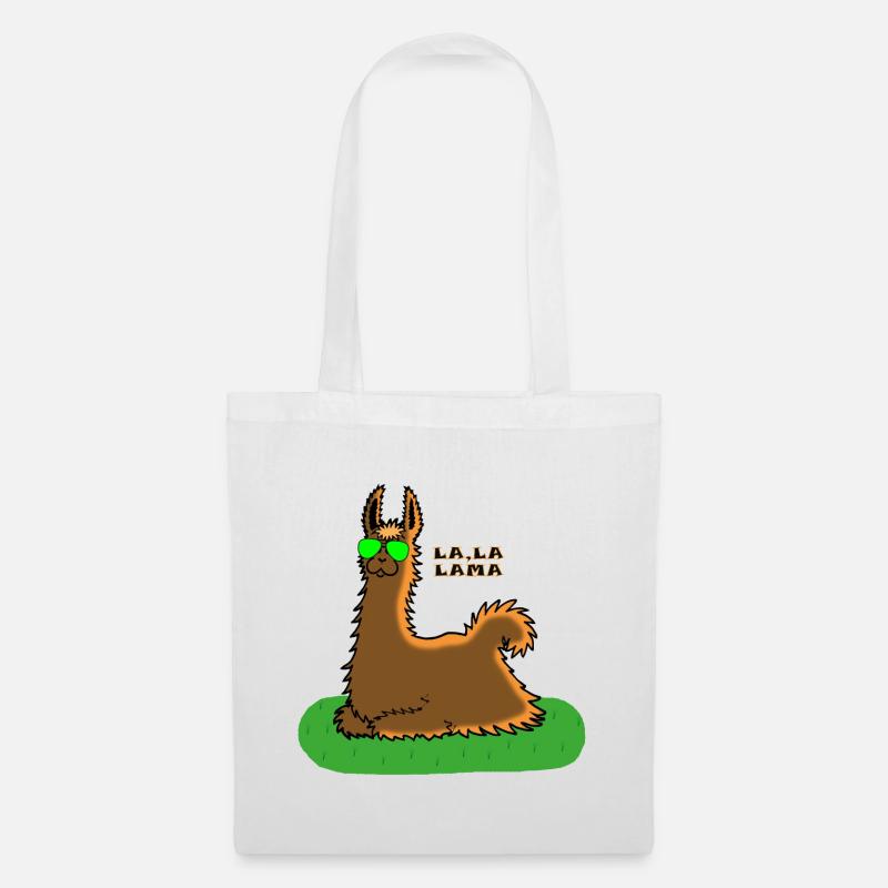 lama - Stoffbeutel - Weiß