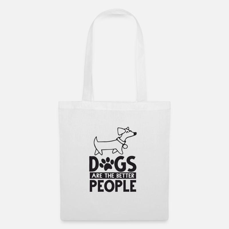 Dogs Hunde - Stoffbeutel - Weiß