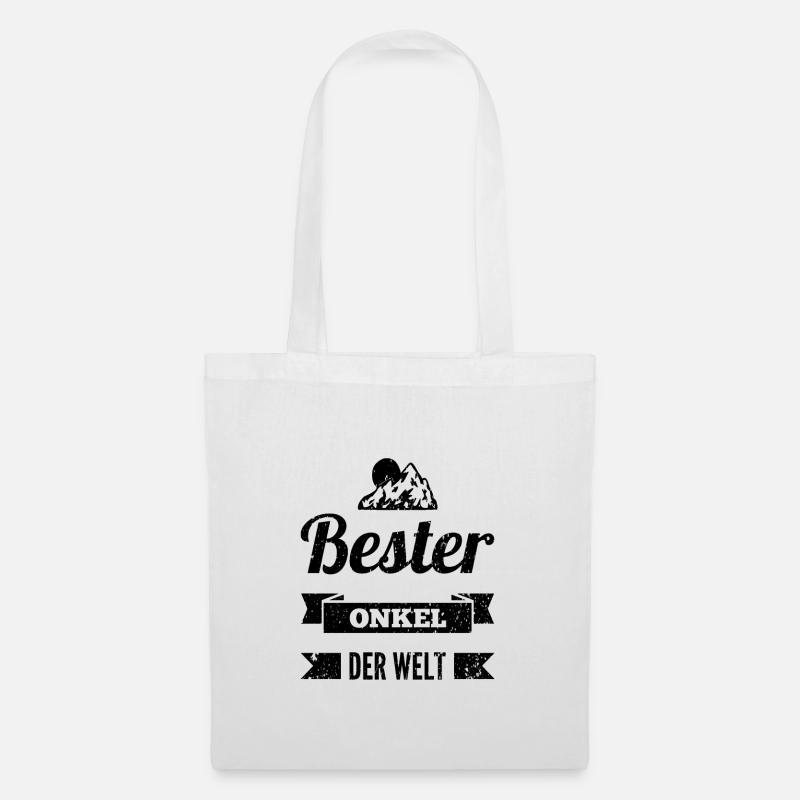 Onkel - Stoffbeutel - Weiß