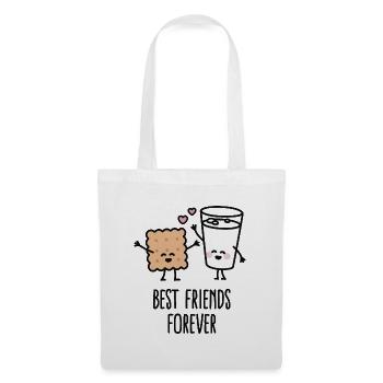 Best friends forever - Sac en tissu - blanc - Devant