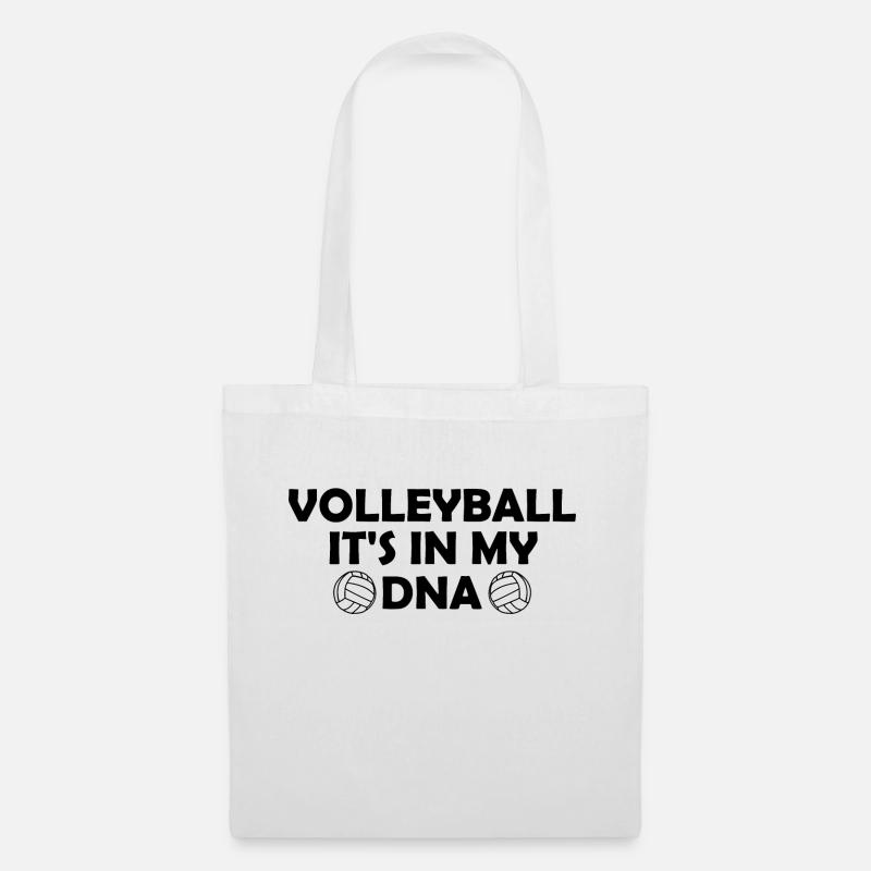Volleyball - Stoffbeutel - Weiß