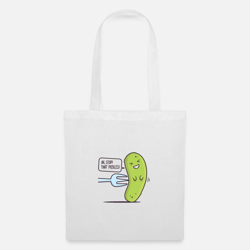 Stop! That Pickles - Tote Bag - white