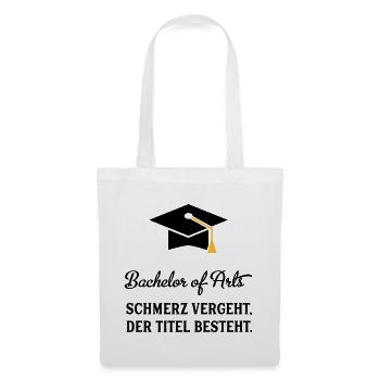 bachelorofarts - Stoffbeutel - Weiß - Vorne