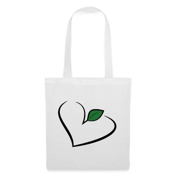 Végétalien végétalien végétalien - Sac en tissu - blanc - Devant