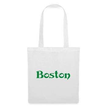 BOSTON Massachusetts - Stoffbeutel - Weiß - Vorne