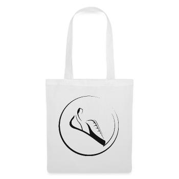 bouldering boulder symbol climbing shoes logo - Tote Bag - white - Front