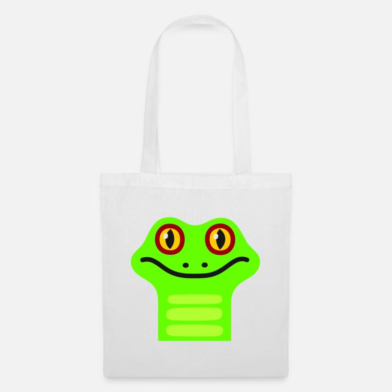 Süsser Frosch - Stoffbeutel - Weiß