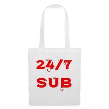24/7 Sub - Tote Bag - white - Front