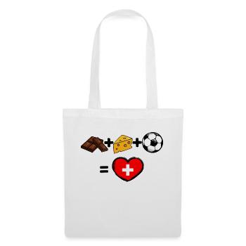 Équipe nationale de football de la Suisse - Sac en tissu - blanc - Devant