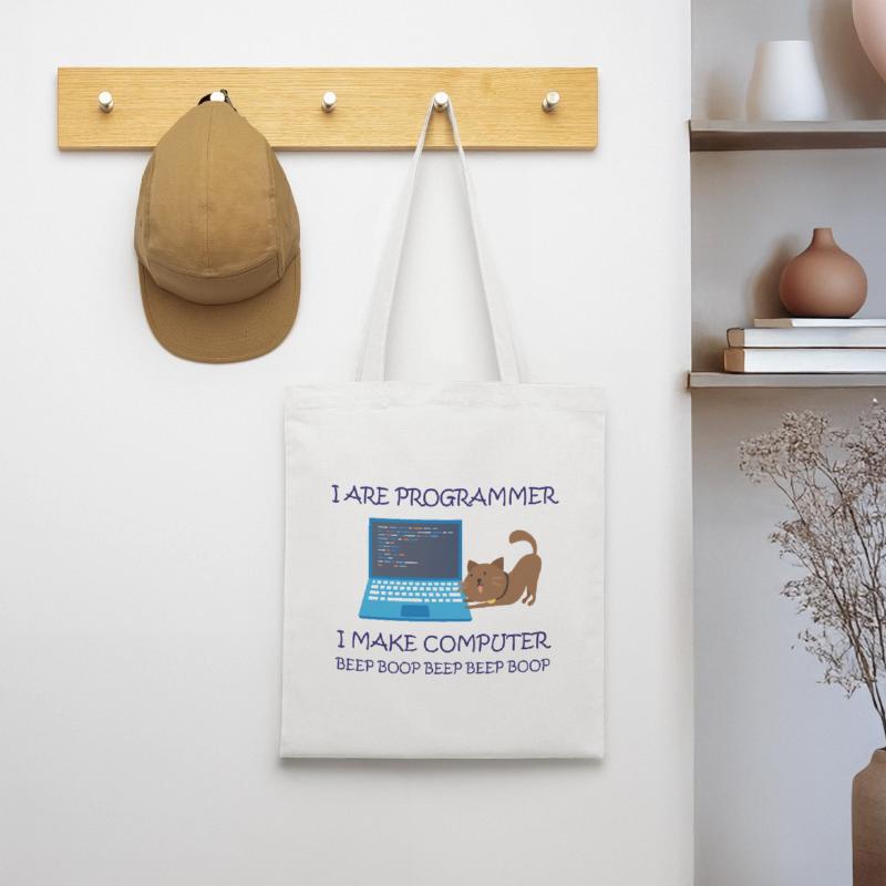I am Programmer i make Computer Informatiker Tote Bag