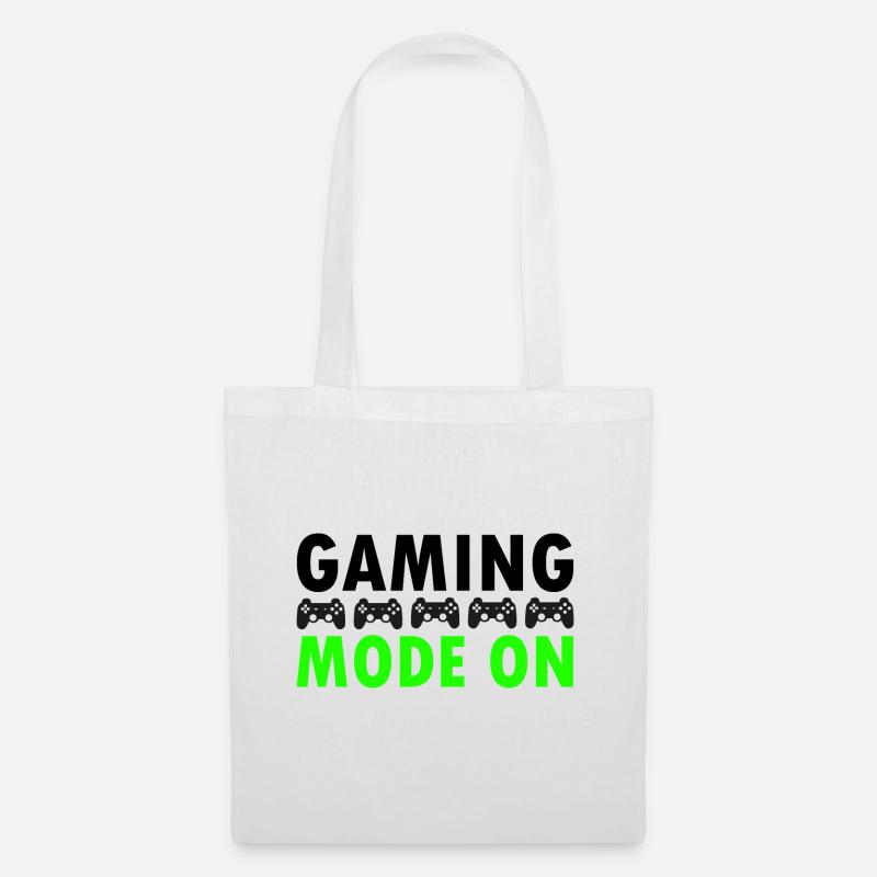 gaming - Stoffbeutel - Weiß