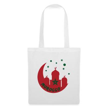 Marokko Moschee Design - Stoffbeutel - Weiß - Vorne