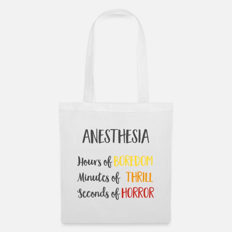 boredom thrill horror - Tote Bag - white