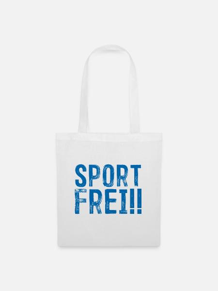 Sport Frei Ostalgie Nostalgie Osten Ossi Geschenk - Stoffbeutel - Weiß