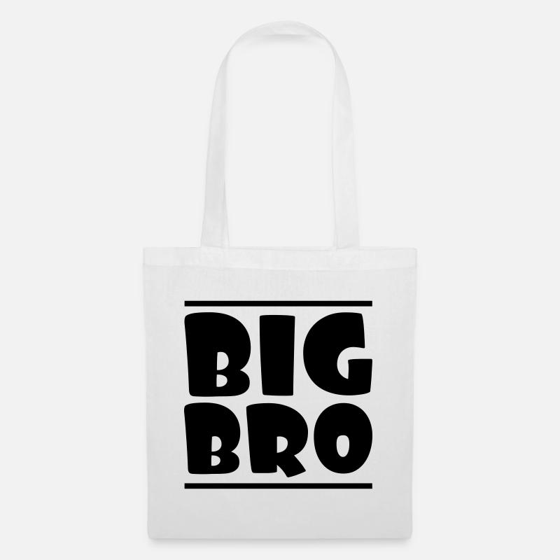BIG BRO - Stoffbeutel - Weiß